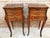 Wood French Classic Louis Vx Style Marquetry Nightstands with Three Drawers, 1920s, A Pair For Sale - Image 7 of 18