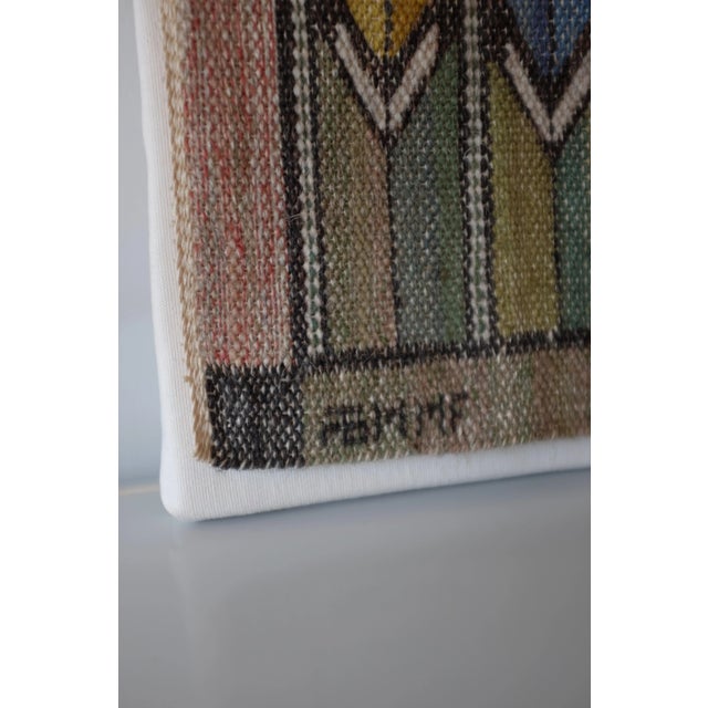 Mid-Century Modern Vintage "Crocus" Tapestry by Märta Måås Fjetterström Ab, Sweden For Sale - Image 3 of 7