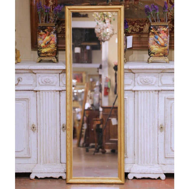 Late 19th Century 19th Century French Louis Philippe Gilt Wall or Floor Mirror For Sale - Image 5 of 6