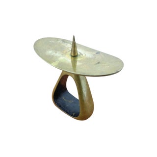 Austrian Model 3600 Candlestick in Brass by Carl Auböck, 1950s For Sale