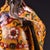 Vintage Chinese Cloisonné Enamel Guan Gong Figure | 9.4lb Copper Statue With Halberd For Sale - Image 9 of 10