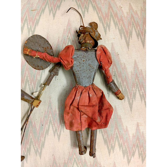 Sicilian Puppets, 19th Century, Set of 2 For Sale - Image 4 of 18