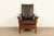 A gorgeous antique Mission or Arts & Crafts period Morris reclining lounge chair By Lifetime Furniture USA, Circa 1910...