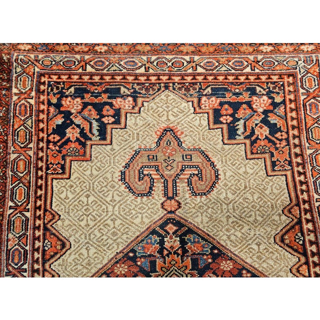 "Beautiful late 19th century Persian Serab Camelhair runner. Serab runners, particularly those featuring natural camel...