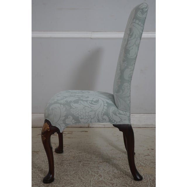Traditional Set of 6 Cw-67 Colonial Williamsburg Damask Dining Room Chairs For Sale - Image 3 of 18