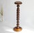 1950s Vintage Wooden Barley Twist Pedestal Plant Stand, 1950s For Sale - Image 5 of 11