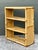 Wood Vintage Bamboo Low Etagere For Sale - Image 7 of 12