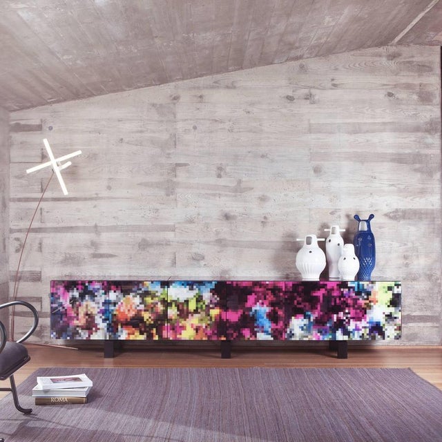 Not Yet Made - Made To Order Printed Glass Cabinet Dreams by Cristian Zuzunaga for BD Barcelona For Sale - Image 5 of 6