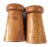 Mid-Century Modern Vintage Solid Wood Salt & Pepper Shakers - a Pair For Sale - Image 3 of 5