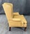 Late 20th Century Tan Leather Wingback Arm Chair For Sale In Raleigh - Image 6 of 12