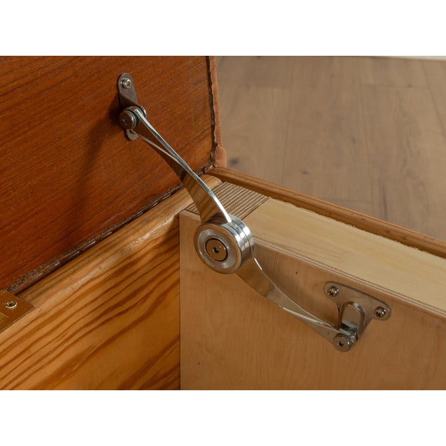 Mid-Century Modern Wooden Chest, 1960s For Sale - Image 9 of 10