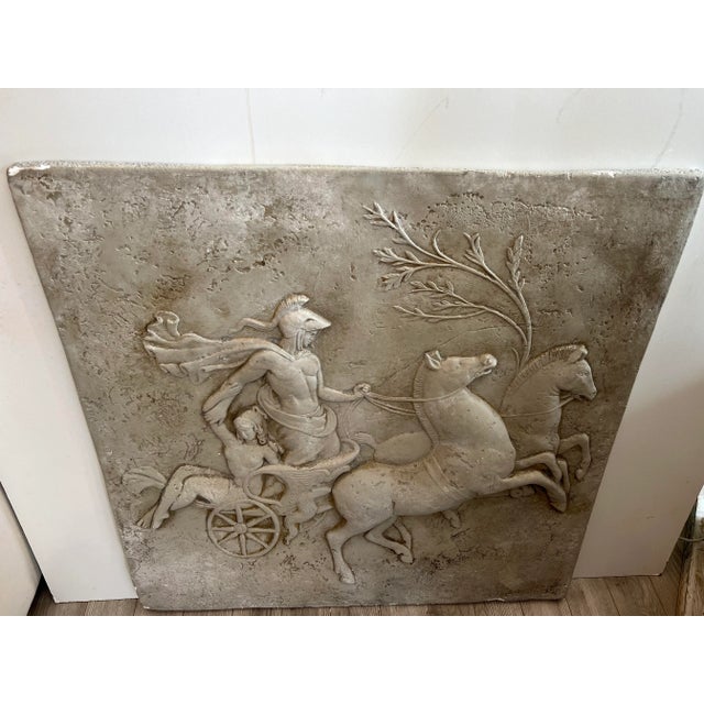 Antique Italian Plaque With Roman Design For Sale - Image 4 of 11