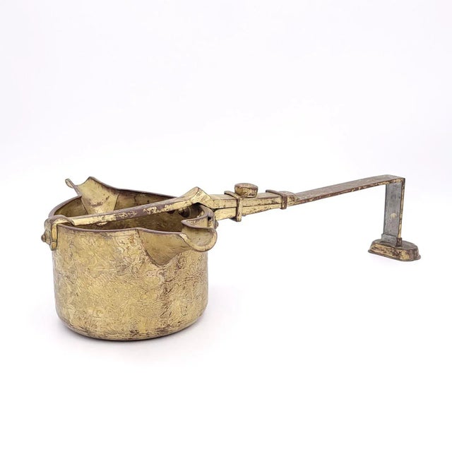 Edo Period Gilt Copper Tea Ceremony Water Pourer, Japan Circa 1800 For Sale - Image 13 of 13