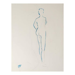 A Silhouette and a Reclining Figure, 1900s, Paper For Sale