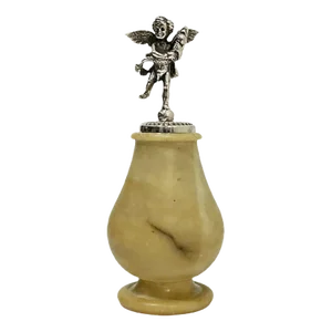 Silver Putto Wine Bottle Stopper