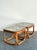 Mid-Century Modern Vintage Boho Brown Jordan Bent Rattan Side Tables - A Pair For Sale - Image 3 of 7