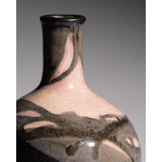 German Pottery Studio Vase by Wolf-Diether Pölloth, 1980s For Sale - Image 6 of 9