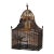 19th Century French Patinated Wired Birdcage With Dome Top For Sale