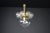 Mid-20th Century Chandelier with Brass Fixture and Hand-Blown Glass Globes, 1960s For Sale - Image 9 of 11