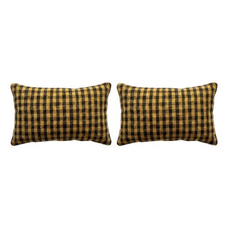Anatolian Lumbar Kilim Pillow Cover 16'' X 24'' - Set of Two For Sale