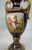 Ceramic Antique Hand Painted Royal Vienna Porcelain Cobalt Gold Lidded Vase Mini Urn For Sale - Image 7 of 16
