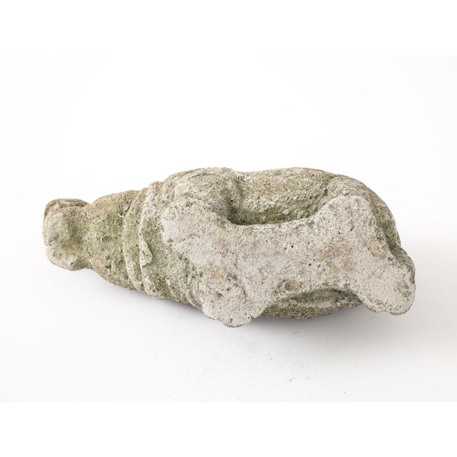 Composite Stone Hippopotamus Garden Ornament, English 20th Century For Sale - Image 11 of 11