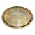 Moroccan Brass Vintage Serving Table Tray / Wall Hanging For Sale