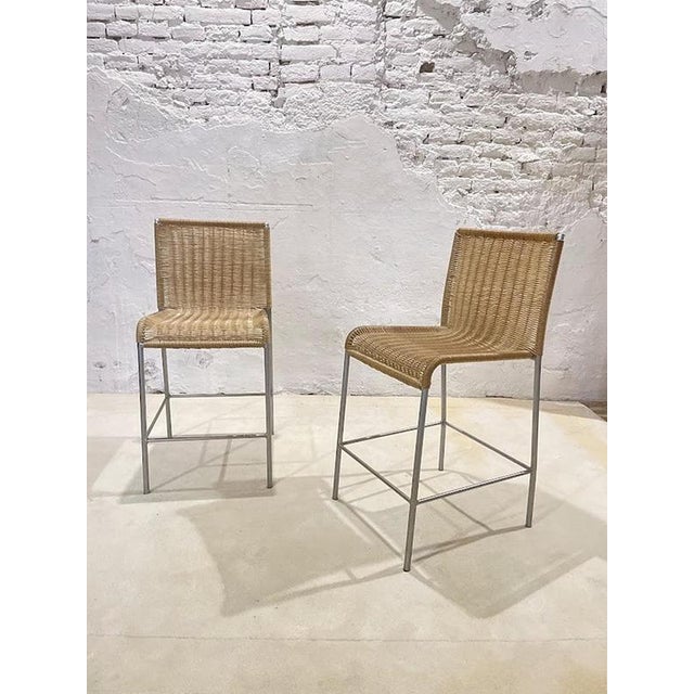 Designed by Italian architect and designer Enrico Franzolini for Accademia in the late 20th century, this pair of “Agra”...