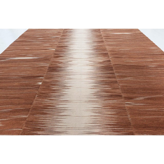 Contemporary Honaz Turkish Modernist Kilim Rug by Doris Leslie Blau. Size: 10'2" × 13'0" (309 × 396 cm). This striking...