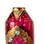 Glass and Crystal - Pair of jugs and flowerpot. Austrian; circa 1890 in colored glass; decorated with floral gold enamels....
