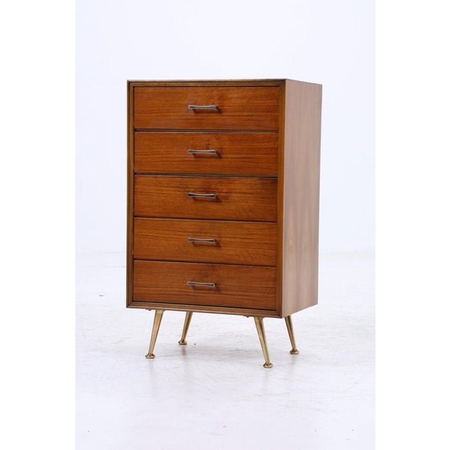 Mid-Century Wooden Chest of Drawers For Sale - Image 4 of 13