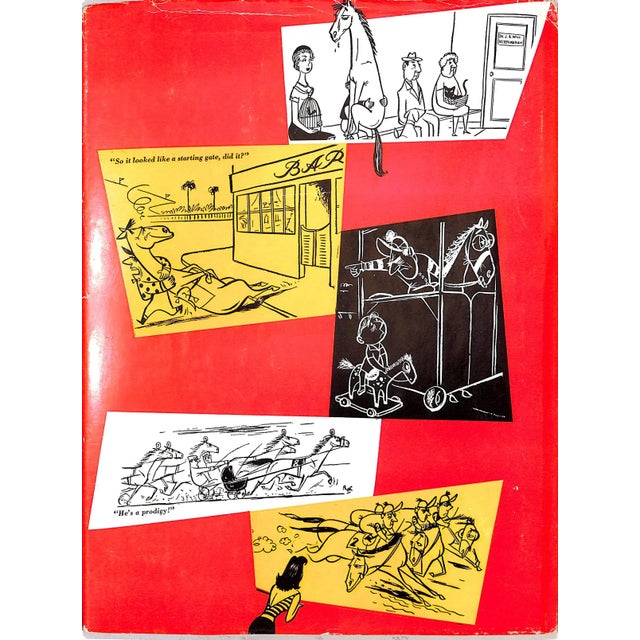 Peb Random House 1957 First Printing 11 1/4" x 8 3/4" Inscribed With best wishes Peb August 2004 "Peb's Equine Comedy" is...