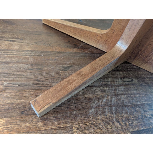 Early 20th Century Early 20th Century Authentic Mid-Century Danish Oak "Flip-Flap" Lotus Dining Table by Dyrlund - Pedestal Base For Sale - Image 5 of 7