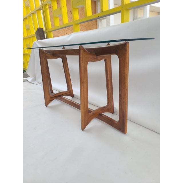 Mid-Century Modern Adrian Pearsall Sculptural Walnut Console Table For Sale - Image 3 of 14