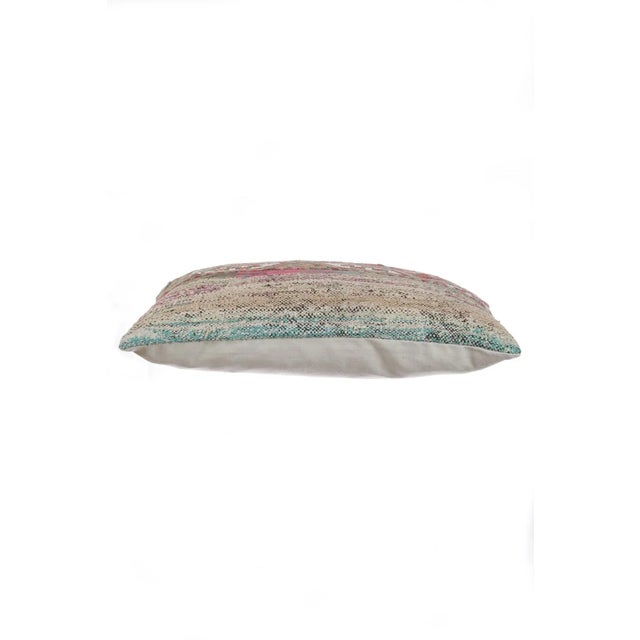 Decorative pillow cover made from vintage handwovenTurkish kilim pieces. Backed with good quality cotton fabric. Pillow...