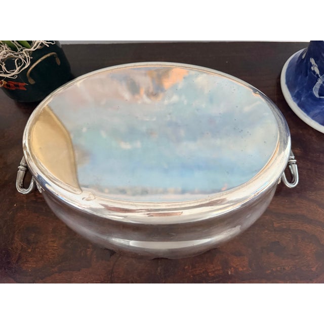 Late 18th Century Vintage French 'Rafraichissoir' Glass Cooler, Monteith Style Centerpiece Bowl Cachepot For Sale - Image 5 of 9