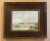 Realism Satori Gregorakis Oil Painting of a Dutch Riverscape With Sailboats and Figures For Sale - Image 3 of 3