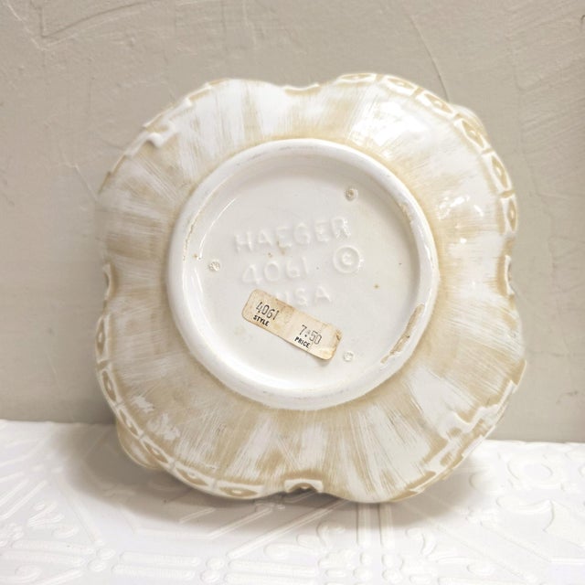 1960 Haeger Face Planter Cachepot Organic Modern Art Pottery Shelf Bookcase Decor For Sale - Image 12 of 18