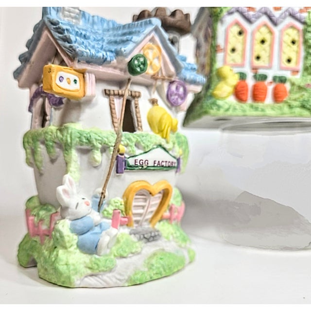 Easter Bunny Houses - Set of Three For Sale - Image 6 of 11