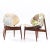 Mid-Century Modern Seymour James Weiner for Kodawood Mid Century Clam Shell Chairs - Pair For Sale - Image 3 of 12