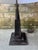 Vintage Black Wooden Table Lamp For Sale - Image 12 of 14