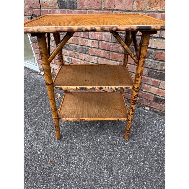 19th Century English Bamboo Side Table For Sale In Nashville - Image 6 of 10