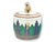 Traditional Large Mottahedeh Charleston Feather Foo Dog Jar For Sale - Image 3 of 7