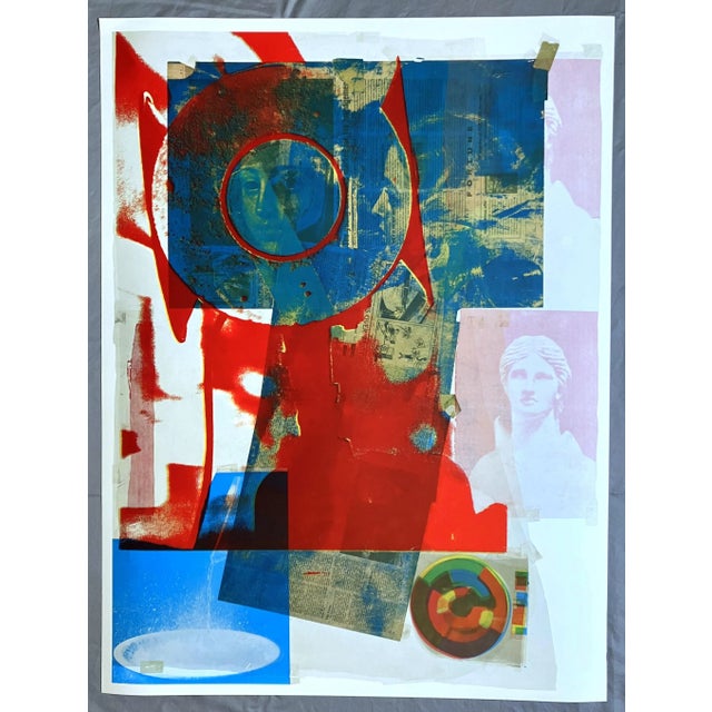 26”W x 34.5”H Excellent condition, Lithograph in colors on smooth wove paper, unsigned edition. Unframed. This is a prized...