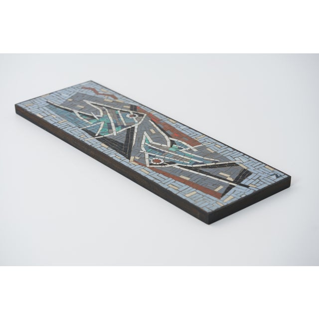 Mid-Century Modern Mid-Century Modern Mosaic Fish Wall Plate by R. Zimmermann for Ritter, 1950s For Sale - Image 3 of 10