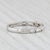 2020s New 0.37ctw Diamond Ring 14k White Gold Size 6.5 Stackable Wedding Band For Sale - Image 5 of 8