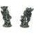 Asian Bronze Hanuman Kneeling Buddhist Figure Candleholders - a Pair For Sale - Image 11 of 11