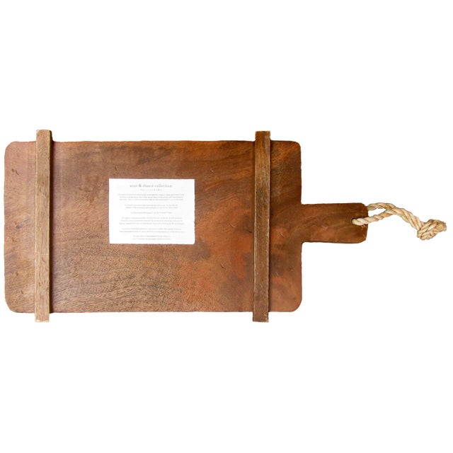 Pottery Barn Farmhouse Chic Charcuterie / Cheese Boards, Pair For Sale - Image 4 of 7