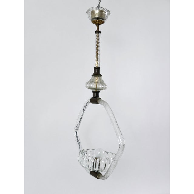 Mid-Century Pendant Lamp from Barovier & Toso, Italy, 1950s For Sale - Image 15 of 18