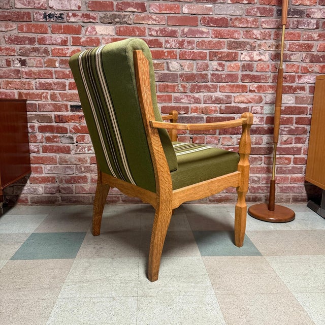 Mid-Century Danish Brutalist Armchair Attributed to Henning Kjærnulf For Sale - Image 6 of 10